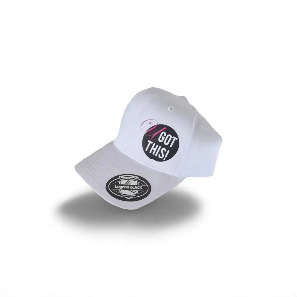 U GOT THIS! White baseball cap