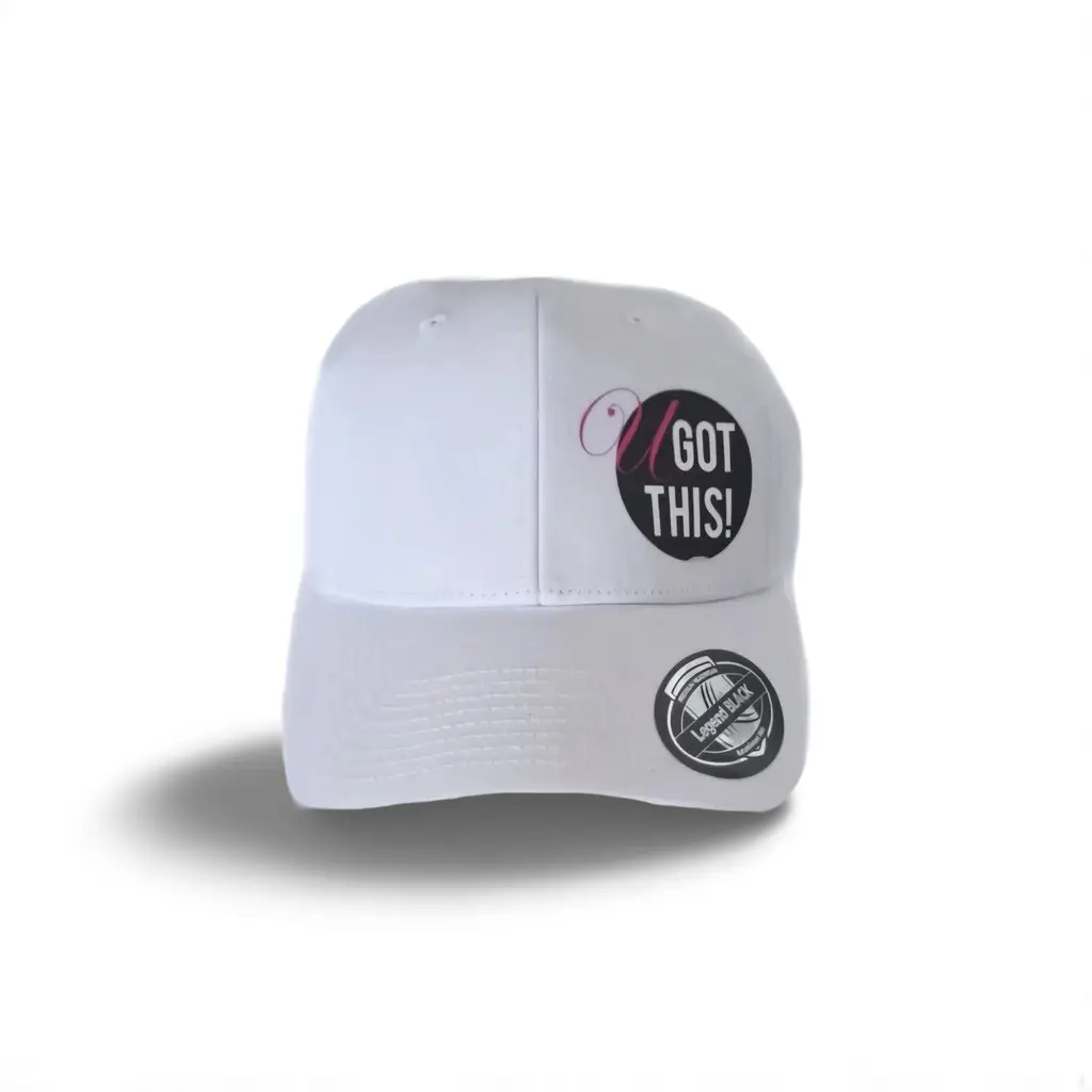 U GOT THIS! White baseball cap - Image 2