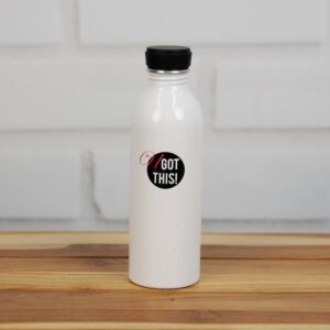White U GOT THIS! Drink bottle