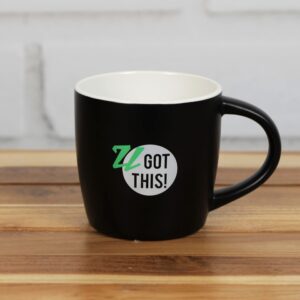 Black U GOT THIS! coffee mug