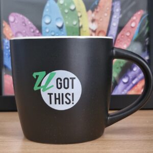 Black U GOT THIS! coffee mug